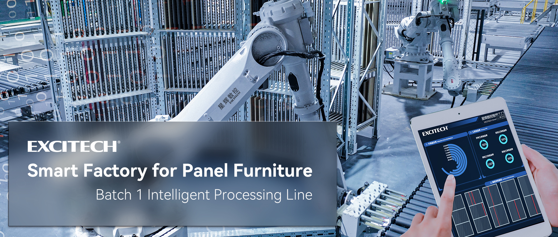 Panel Mebel üçün EXCITECH Smart Fabriki