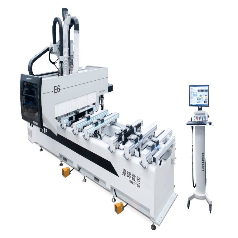 Tək Qollu PTP MDF CNC Qazma Ağac Emalı Mərkəzi